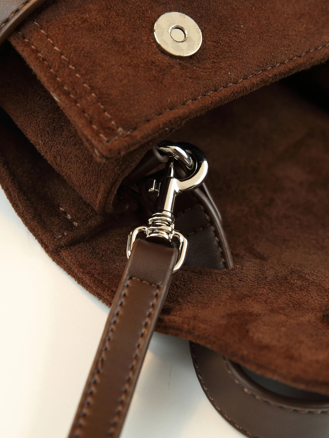 Autumn and winter fashion suede strap design shoulder crossbody small