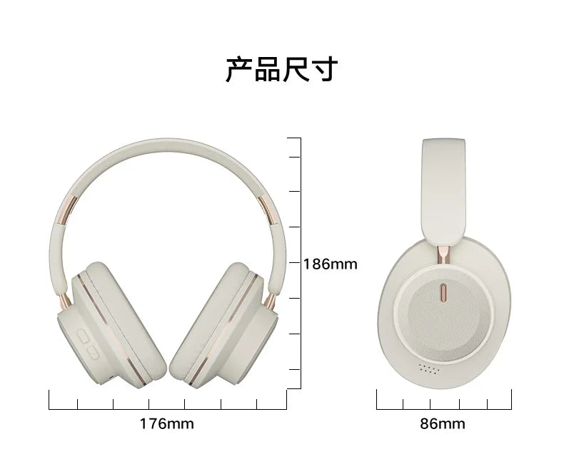 New H9 ANC Wireless Headsets Active Noise Cancellation Headphone