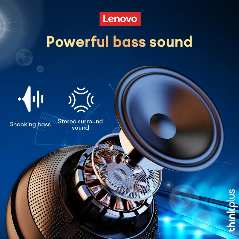 Ship From US Lenovo Bluetooth Speaker Portable Outdoor Long Endurance