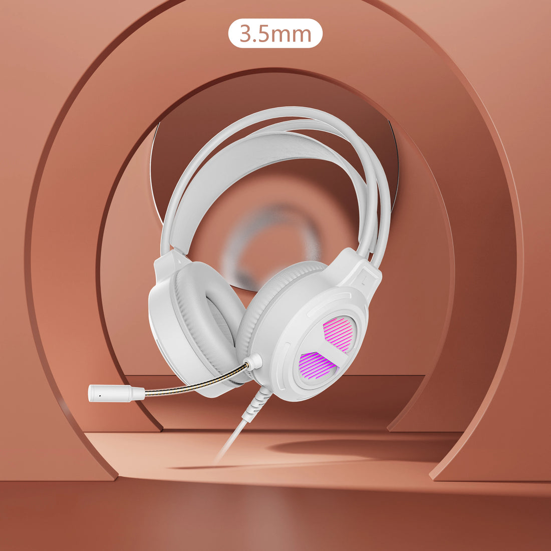 SW-G10 Gaming Headphones Wired RGB lighting USB Gaming Headphones